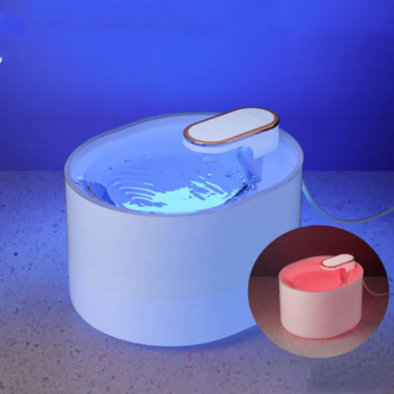 Automatic Pet Cat Water Fountain Mute Water Feeder Bowl