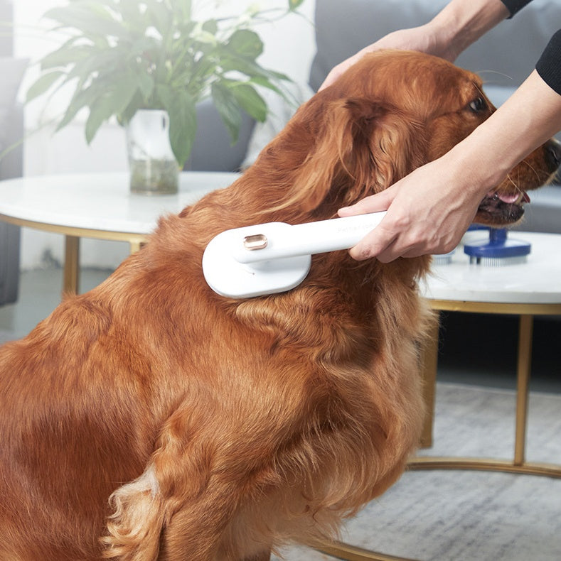 Pet Grooming Brush Self Cleaning Comb