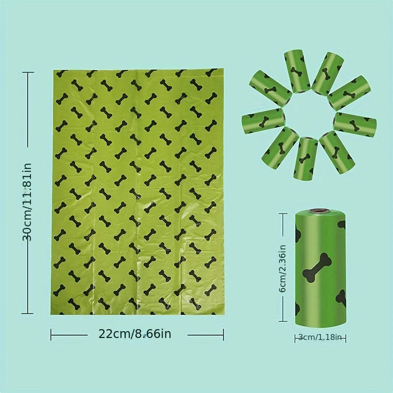 Environmentally Friendly Biodegradable Pet Waste Bags With Bag Dispenser