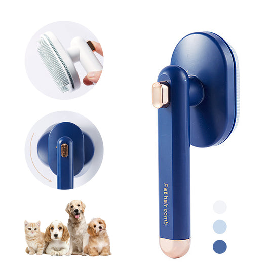 Pet Grooming Brush Self Cleaning Comb