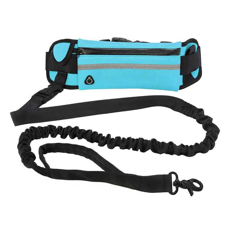 Hands Free Dog Walking and Training Belt With Shock Absorbing Bungee Leash